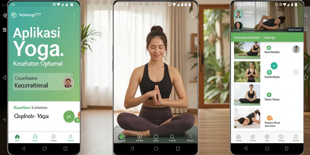 Antarmuka RAJALANGIT77 yang intuitif untuk latihan Yoga.